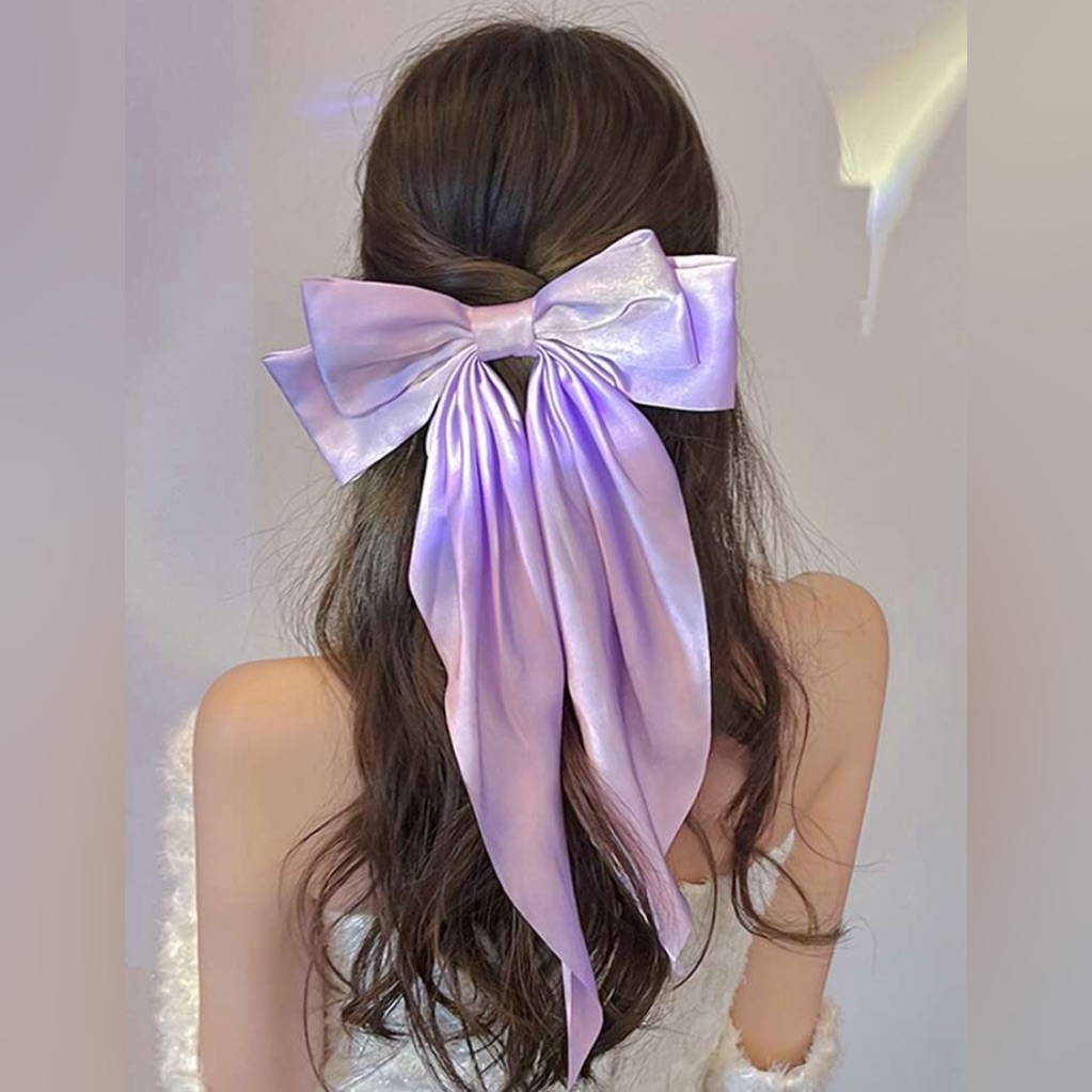 Easter Purple Hair Bow 416